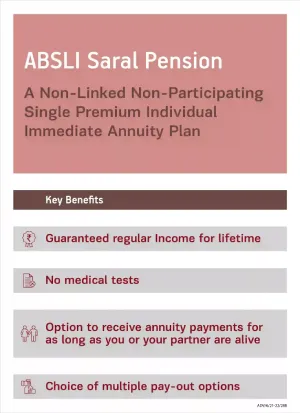 ABSLI Saral Pension Plan (Retirement Plan)