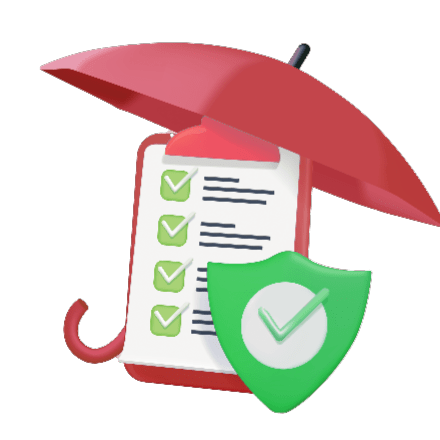 Term life insurance plan icon