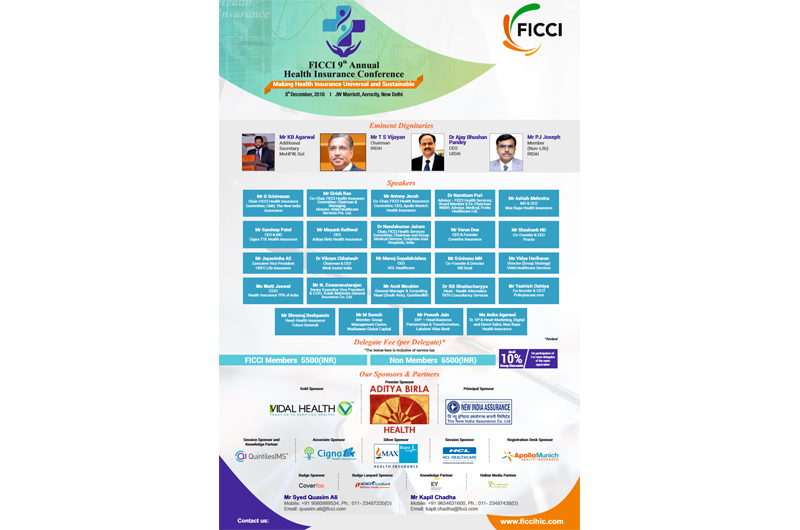 9th FICCI Annual Health Insurance Conferences Held on December 8