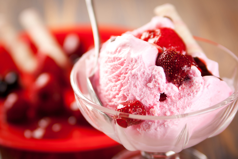 deserts-for-diabetics-strawberry-ice-cream