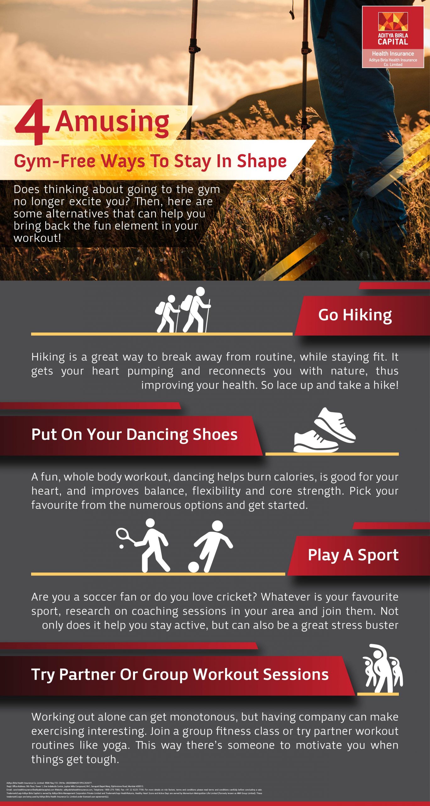5 Ways To Stay In Shape Without Working Out And Goint To The Gym