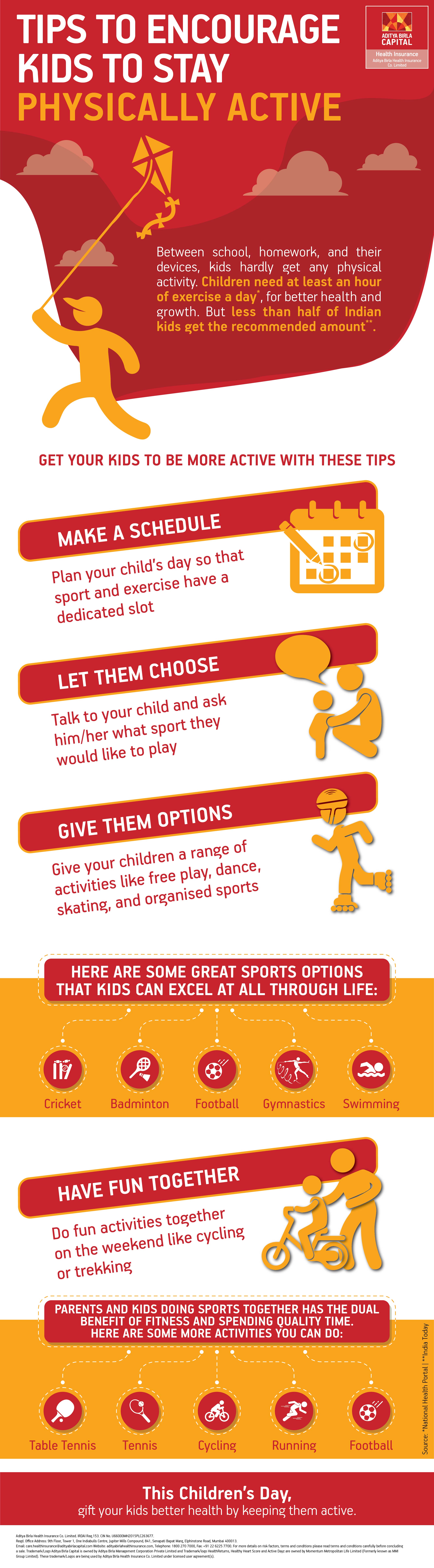 How To Make Your Child Active - Infographic- Activ Together 