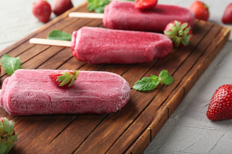 Strawberry Popsicles- Activ Living