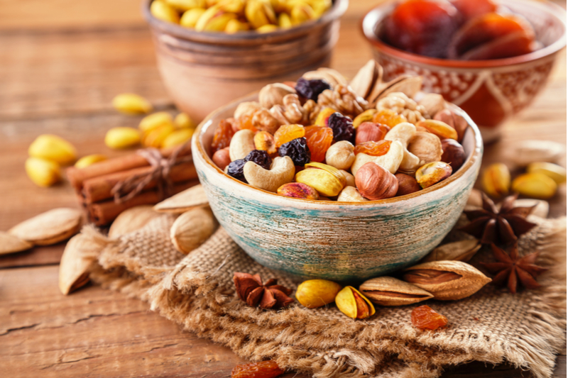 Dry fruits in winter_activ living