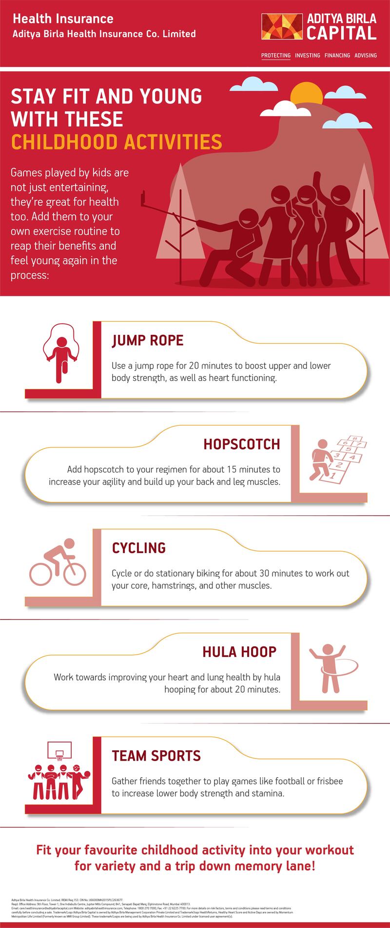 Games Played In Childhood Infographic - Activ Living