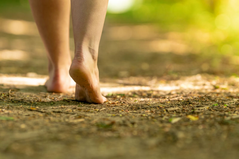 Barefoot walking