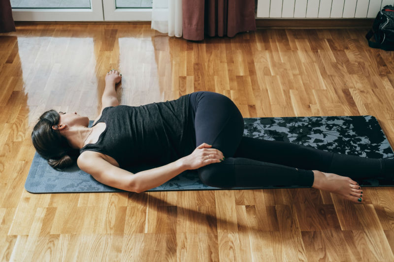 Yoga for sleep - Supta Matsyendrasana