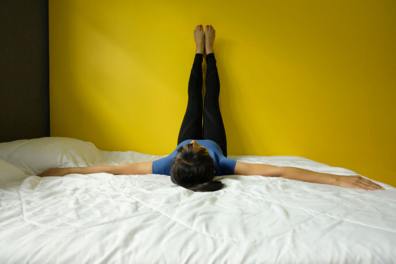 Yoga for sleep - Virparita Karani