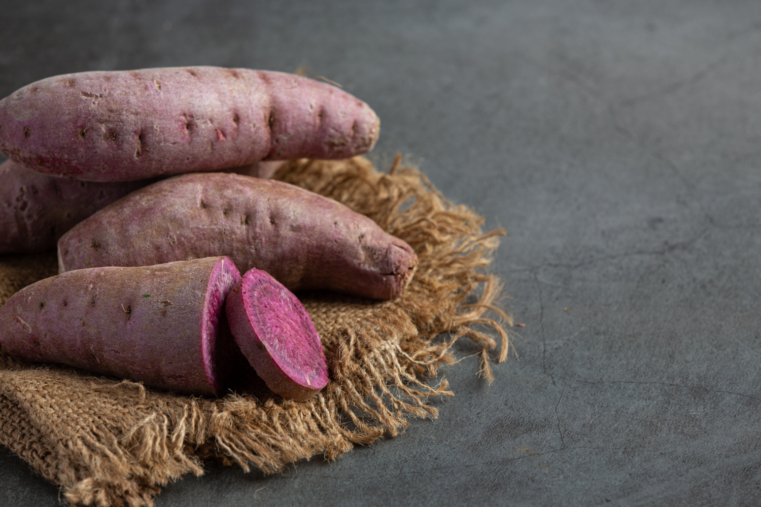 Purple sweet potatoes